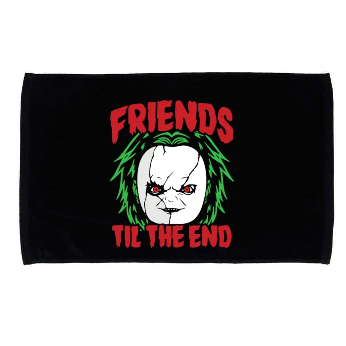 Friends Till The End Lazy Halloween Costume Horror Movie Microfiber Hand Towel