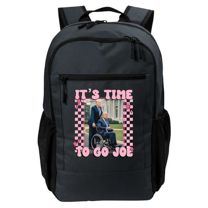 Funny Trump Time To Go Joe Daily Commute Backpack