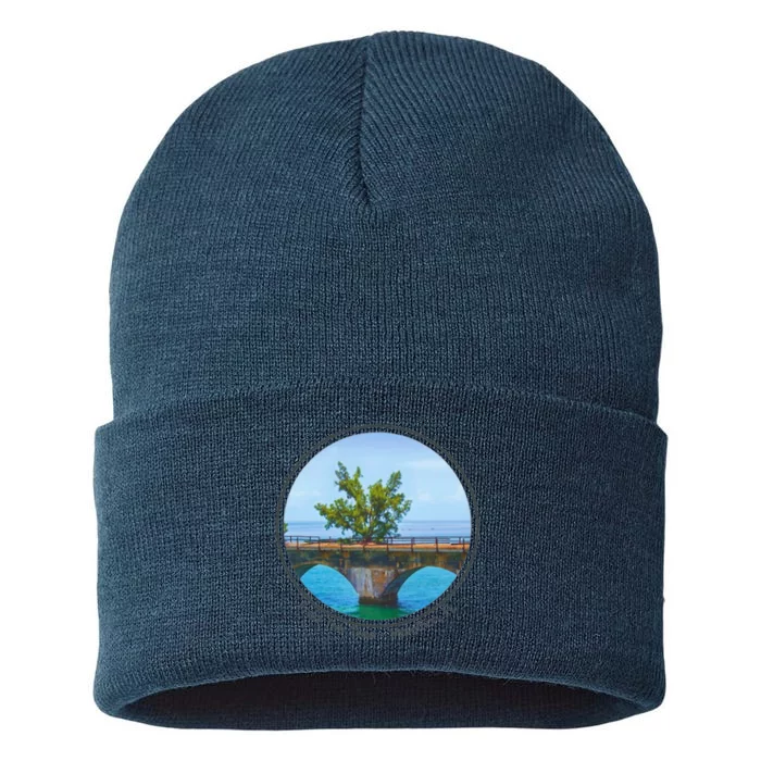 Fred The Tree Marathon Fl 7 Mile Bridge Tree Of Hope Sustainable Knit Beanie