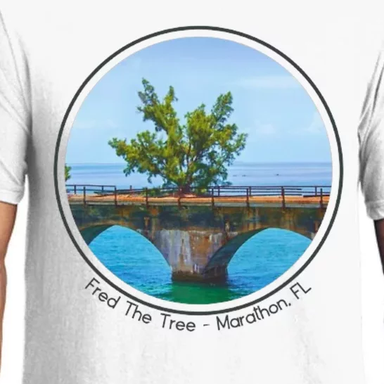 Fred The Tree Marathon Fl 7 Mile Bridge Tree Of Hope Pajama Set