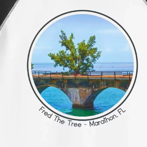 Fred The Tree Marathon Fl 7 Mile Bridge Tree Of Hope Toddler Fine Jersey T-Shirt