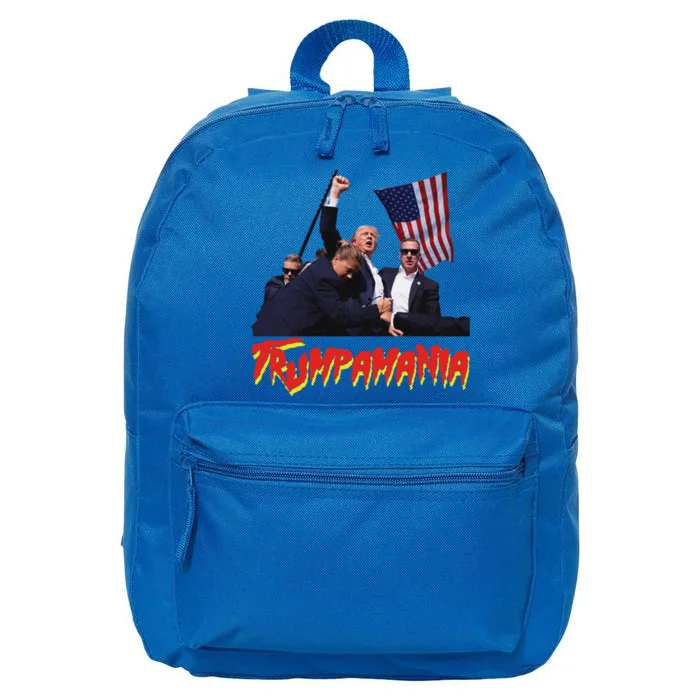 Funny Trump Trumpamania Trump Wrestling Meme Fake News Trumpamania 16 in Basic Backpack