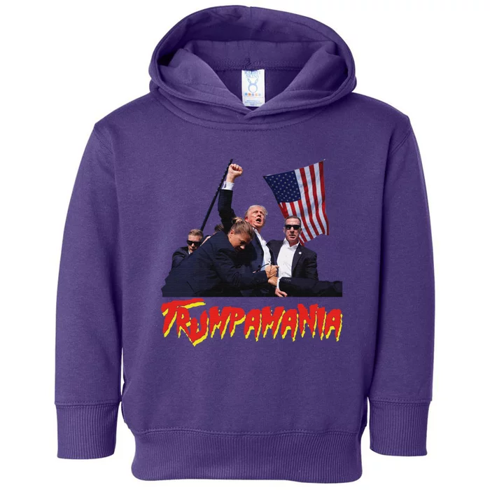 Funny Trump Trumpamania Trump Wrestling Meme Fake News Trumpamania Toddler Hoodie