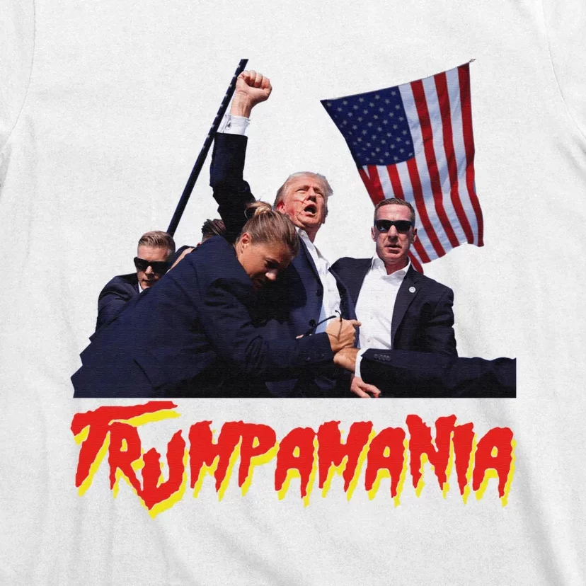 Funny Trump Trumpamania Trump Wrestling Meme Fake News Trumpamania T-Shirt