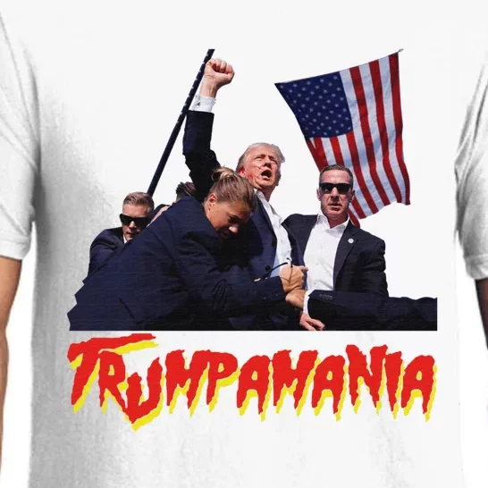 Funny Trump Trumpamania Trump Wrestling Meme Fake News Trumpamania Pajama Set