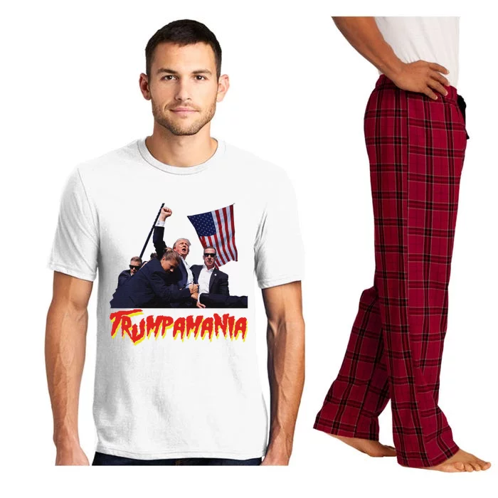 Funny Trump Trumpamania Trump Wrestling Meme Fake News Trumpamania Pajama Set