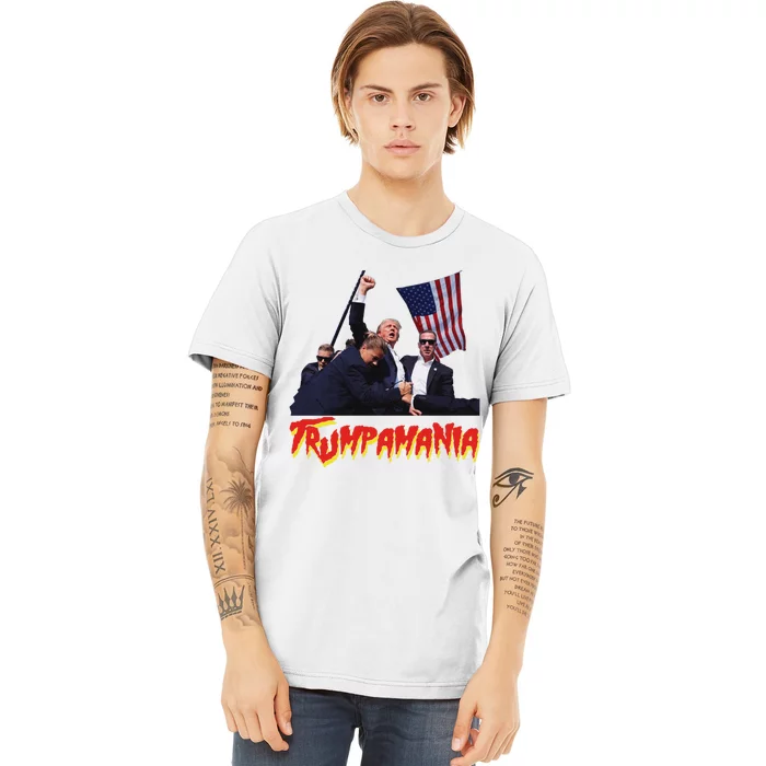 Funny Trump Trumpamania Trump Wrestling Meme Fake News Trumpamania Premium T-Shirt