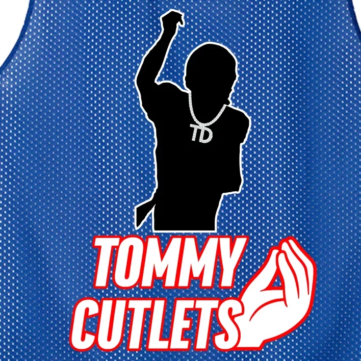 Football Td Tommy Cutlets Diamond Chain New York Italian Mesh Reversible Basketball Jersey Tank