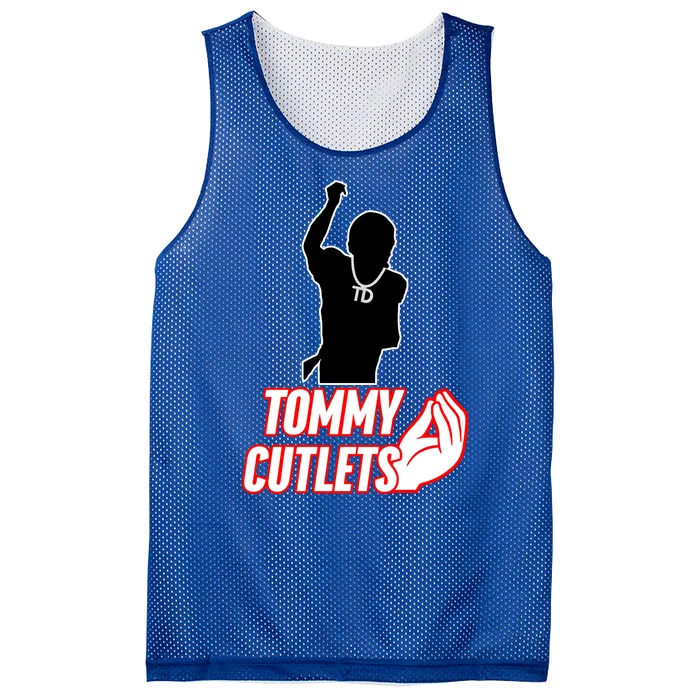 Football Td Tommy Cutlets Diamond Chain New York Italian Mesh Reversible Basketball Jersey Tank