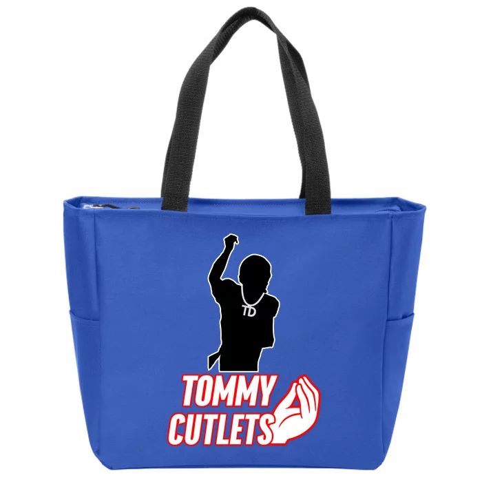 Football Td Tommy Cutlets Diamond Chain New York Italian Zip Tote Bag