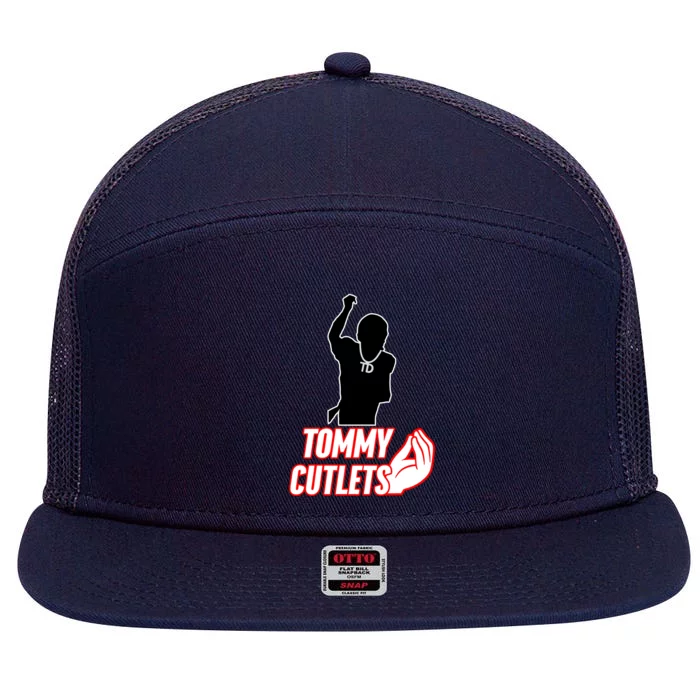 Football Td Tommy Cutlets Diamond Chain New York Italian 7 Panel Mesh Trucker Snapback Hat