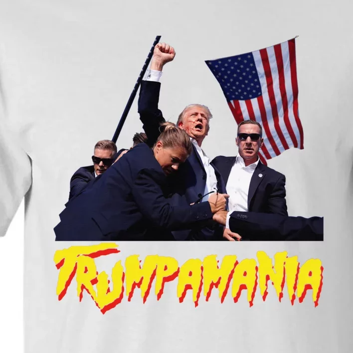 Funny Trump Trumpamania Trump Wrestling Meme Fake News Trumpamania Tall T-Shirt