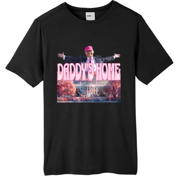 Funny Trump Take America Back DaddyS Home Trump Pink 2024 ChromaSoft Performance T-Shirt