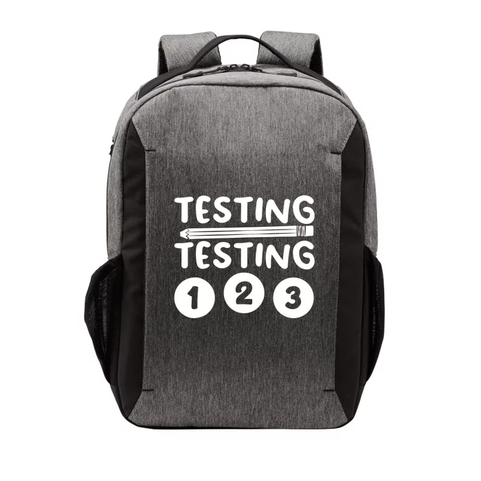 Funny Teacher Testing Design For Wo Testing Teacher Vector Backpack