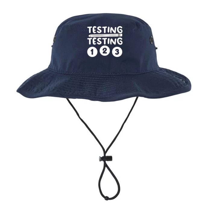 Funny Teacher Testing Design For Wo Testing Teacher Legacy Cool Fit Booney Bucket Hat