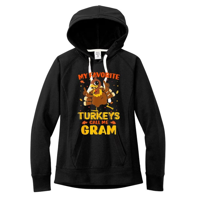 Funny Thanksgiving Turkey Hat Hilarious Turkey Lover Gift Women's Fleece Hoodie