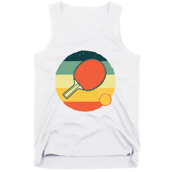 Funny Table Tennis Design For Men Women Ping Pong Players Tank Top