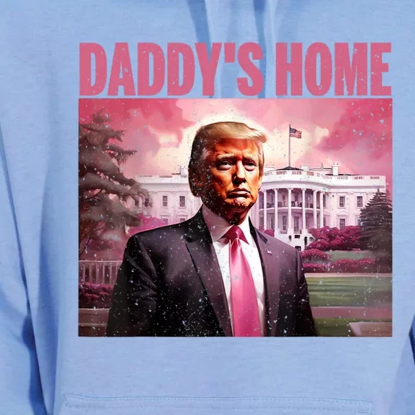 Funny Trump Take America Back DaddyS Home Trump Pink 2024 Unisex Surf Hoodie