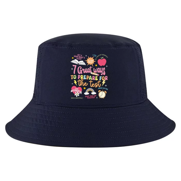 Funny Teacher Test Day Motivational Teacher Starr Testing Cool Comfort Performance Bucket Hat