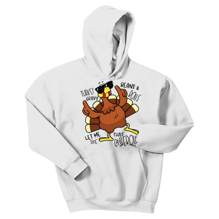 Funny Thanksgiving Turkey Kids Hoodie