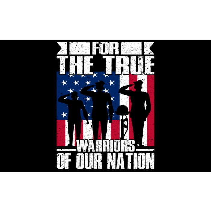 For The True Warriors Of Our Nation Memorial Day Gift Bumper Sticker