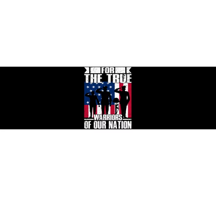 For The True Warriors Of Our Nation Memorial Day Gift Bumper Sticker