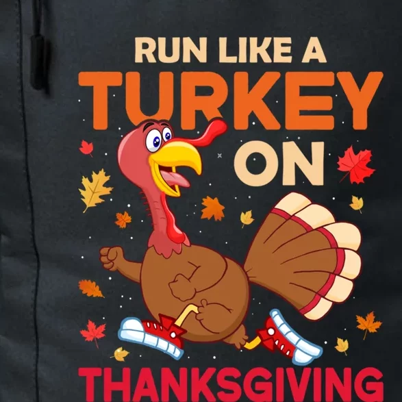 Funny Turkey Trot Runner Run Like A Turkey On Thanksgiving Great Gift Daily Commute Backpack