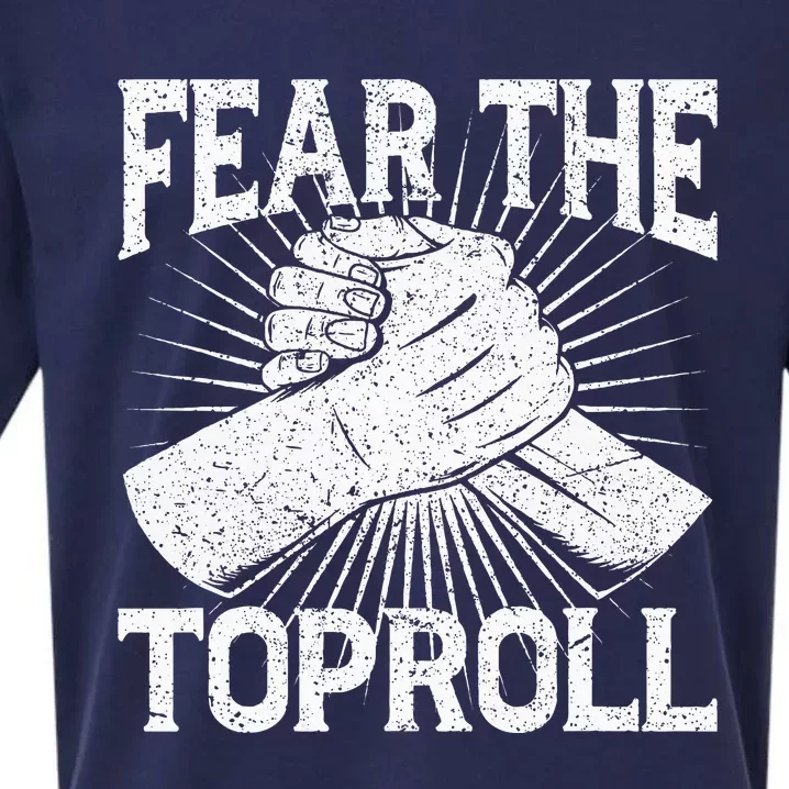 Fear The Toproll Arm Wrestling Sueded Cloud Jersey T-Shirt