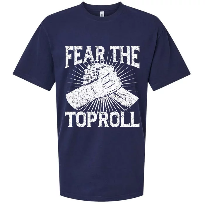 Fear The Toproll Arm Wrestling Sueded Cloud Jersey T-Shirt