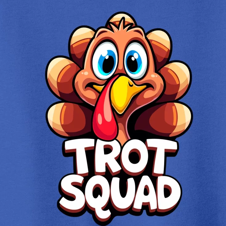 Funny Turkey Trot Squad Thanksgiving Day Harvest Festival Gift Toddler T-Shirt