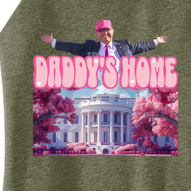 Funny Trump Take America Back DaddyS Home Trump Pink 2024 Women’s Perfect Tri Rocker Tank