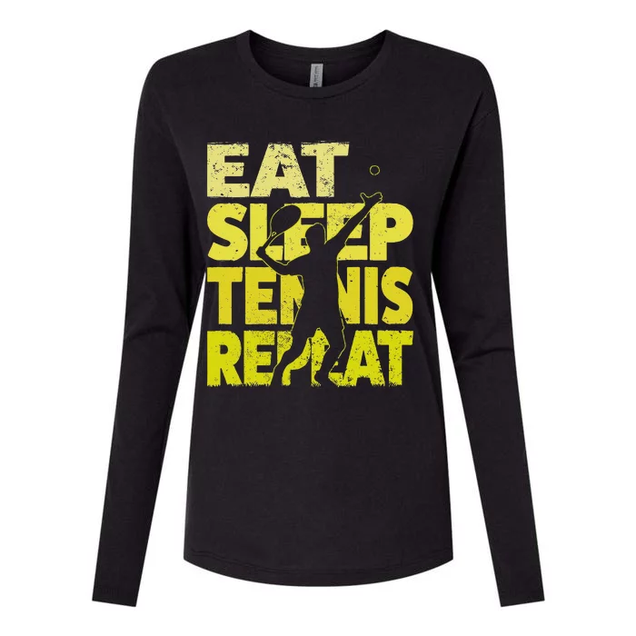 Funny Tennisplayer & Tennis Womens Cotton Relaxed Long Sleeve T-Shirt