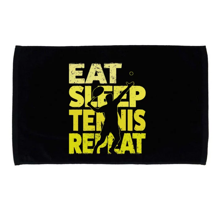 Funny Tennisplayer & Tennis Microfiber Hand Towel