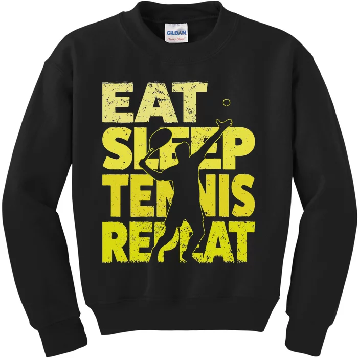 Funny Tennisplayer & Tennis Kids Sweatshirt