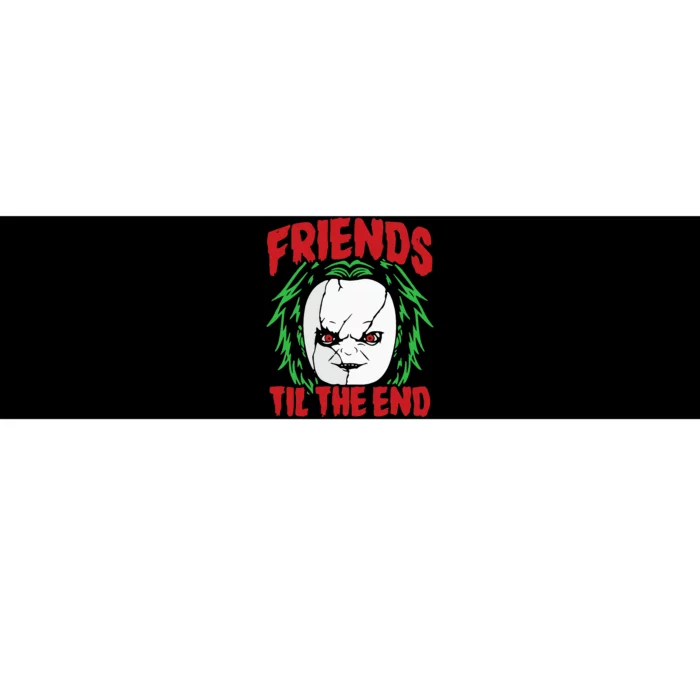 Friends Till The End Lazy Halloween Costume Horror Movie Bumper Sticker