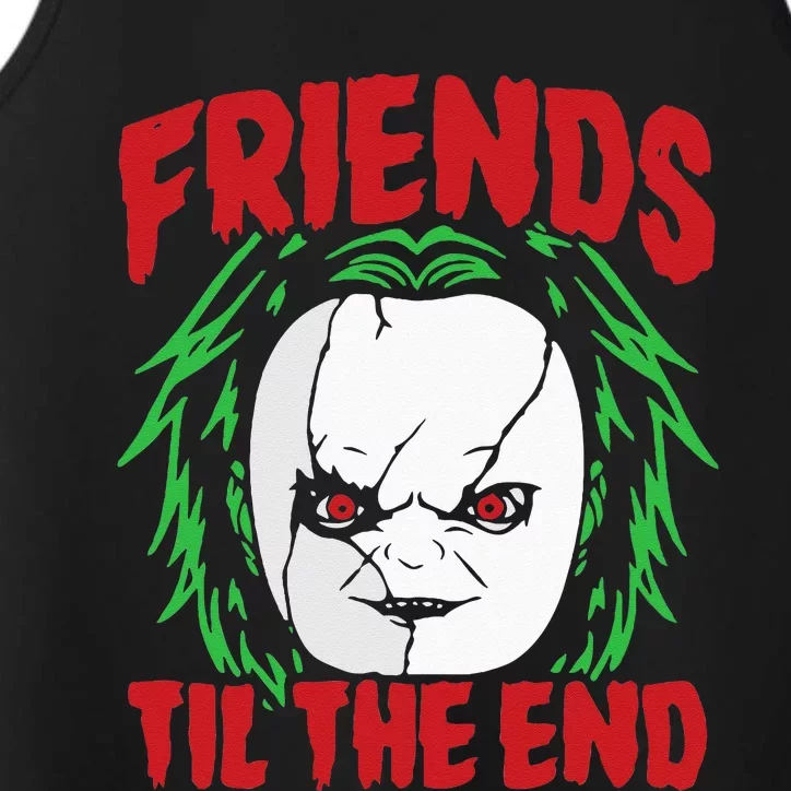 Friends Till The End Lazy Halloween Costume Horror Movie Performance Tank