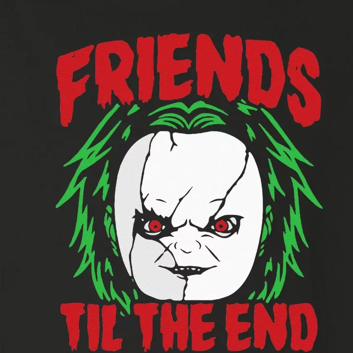 Friends Till The End Lazy Halloween Costume Horror Movie Toddler Long Sleeve Shirt