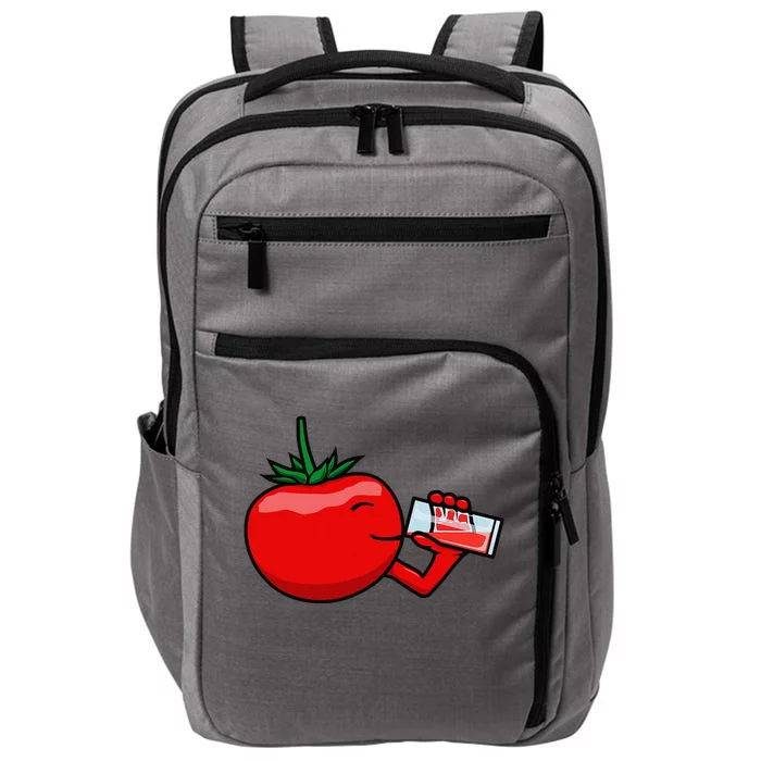 Funny Tomato Tomato Juice Vegetables Impact Tech Backpack