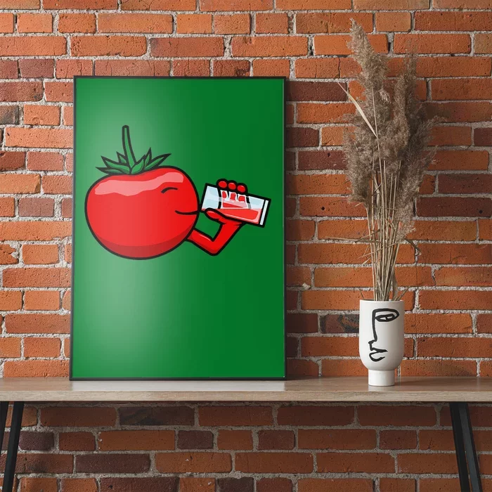 Funny Tomato Tomato Juice Vegetables Poster