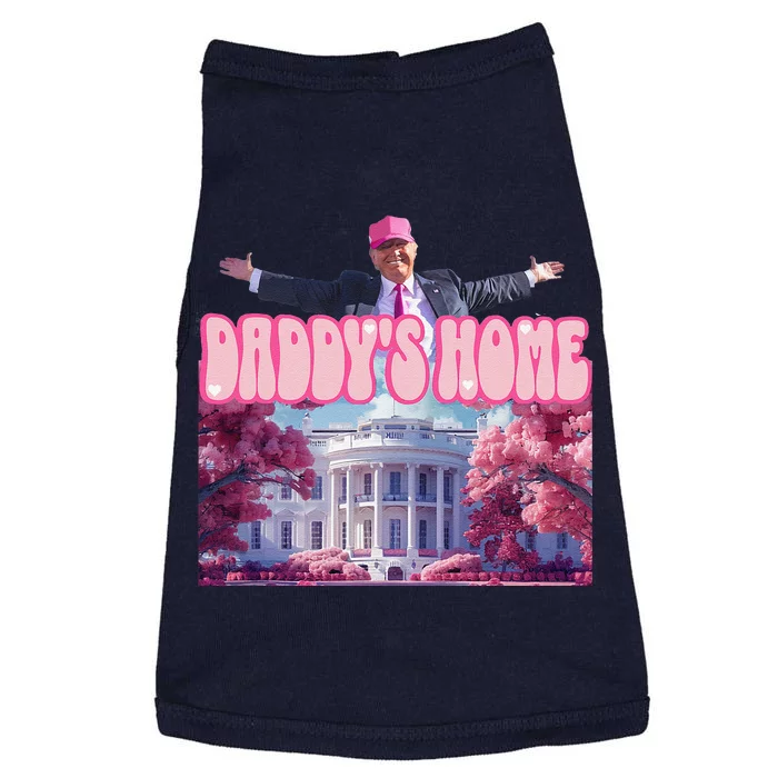 Funny Trump Take America Back DaddyS Home Trump Pink 2024 Doggie Tank