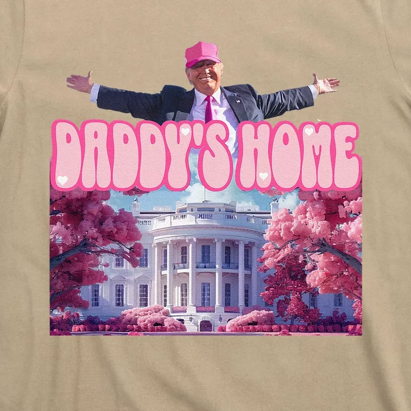 Funny Trump Take America Back DaddyS Home Trump Pink 2024 T-Shirt