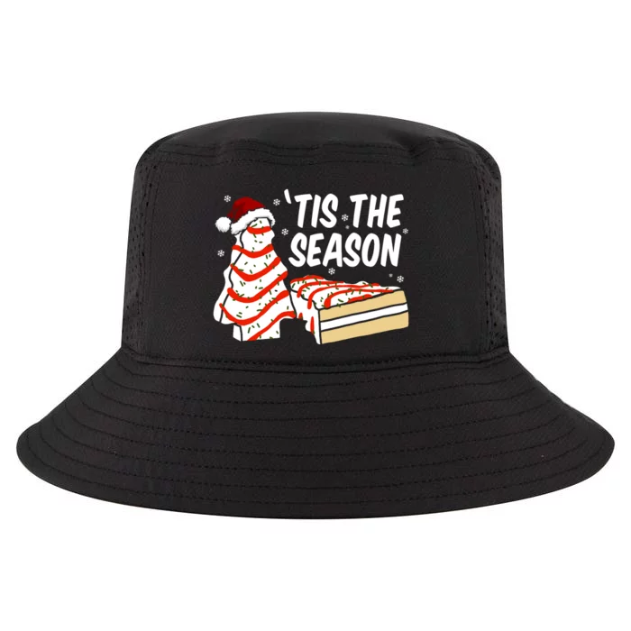 Funny Tis The Season Design Christmas Tree Cakes Debbie Cool Comfort Performance Bucket Hat