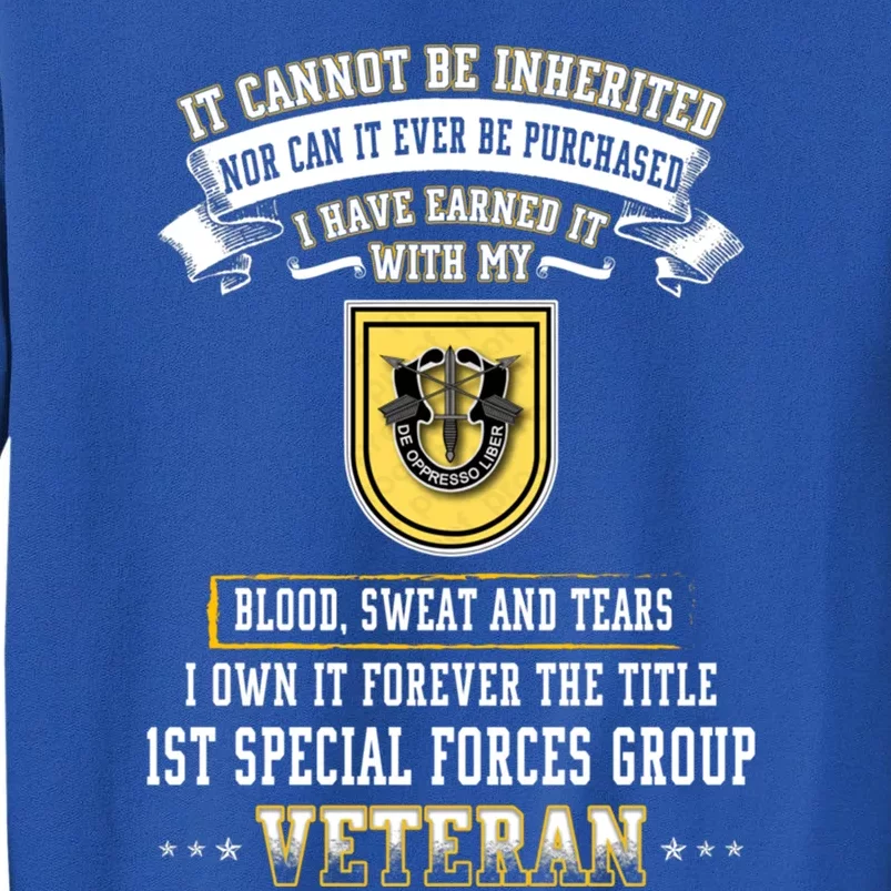 Forever The Title 1st Special Forces Group Veteran Day Xmas Funny Gift Sweatshirt