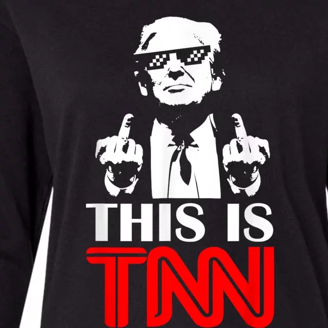 Funny Trump This Is TNN Womens Cotton Relaxed Long Sleeve T-Shirt