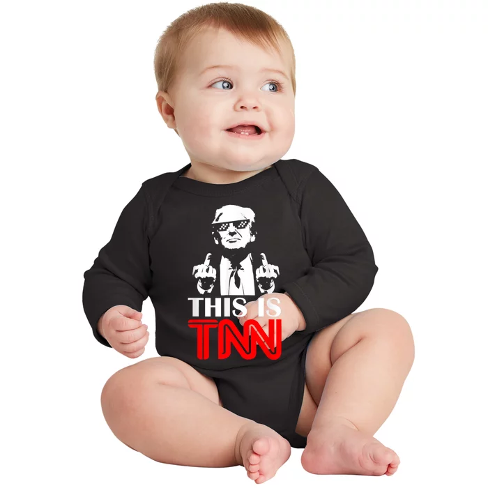 Funny Trump This Is TNN Baby Long Sleeve Bodysuit