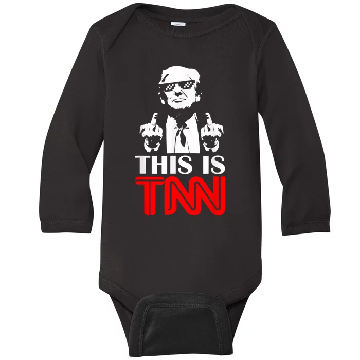 Funny Trump This Is TNN Baby Long Sleeve Bodysuit