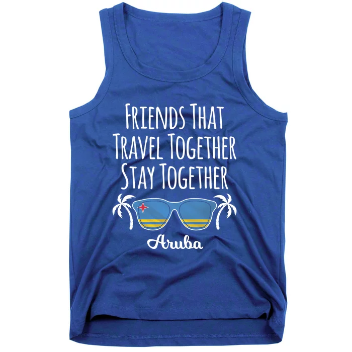 Friends That Travel Together Aruba Trip Cute Gift Tank Top