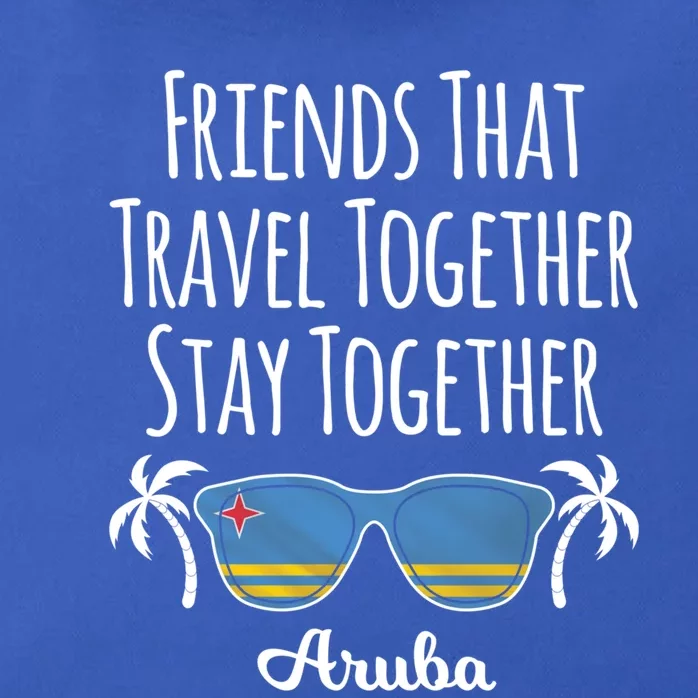 Friends That Travel Together Aruba Trip Cute Gift Zip Tote Bag