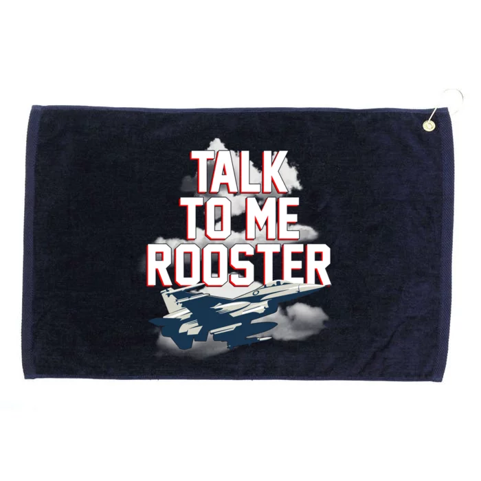 Funny Talk To Me Rooster Grommeted Golf Towel