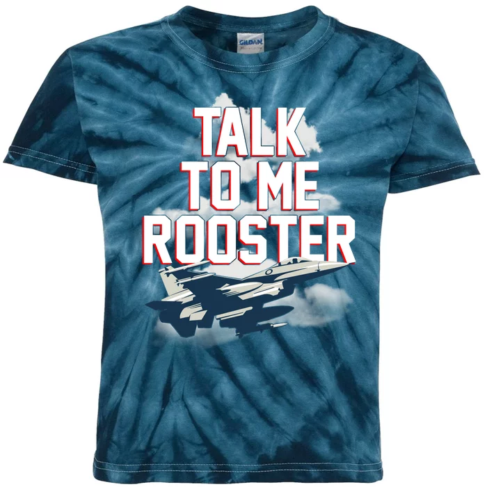 Funny Talk To Me Rooster Kids Tie-Dye T-Shirt